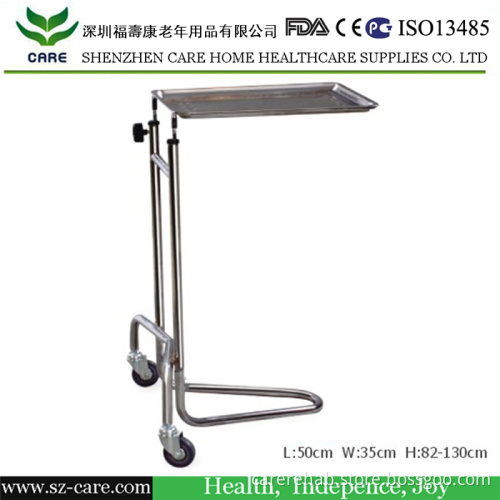 Stainless Steel Hospital Bed Tray Table